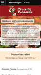 Mobile Screenshot of pizzeria-leonardo.nl
